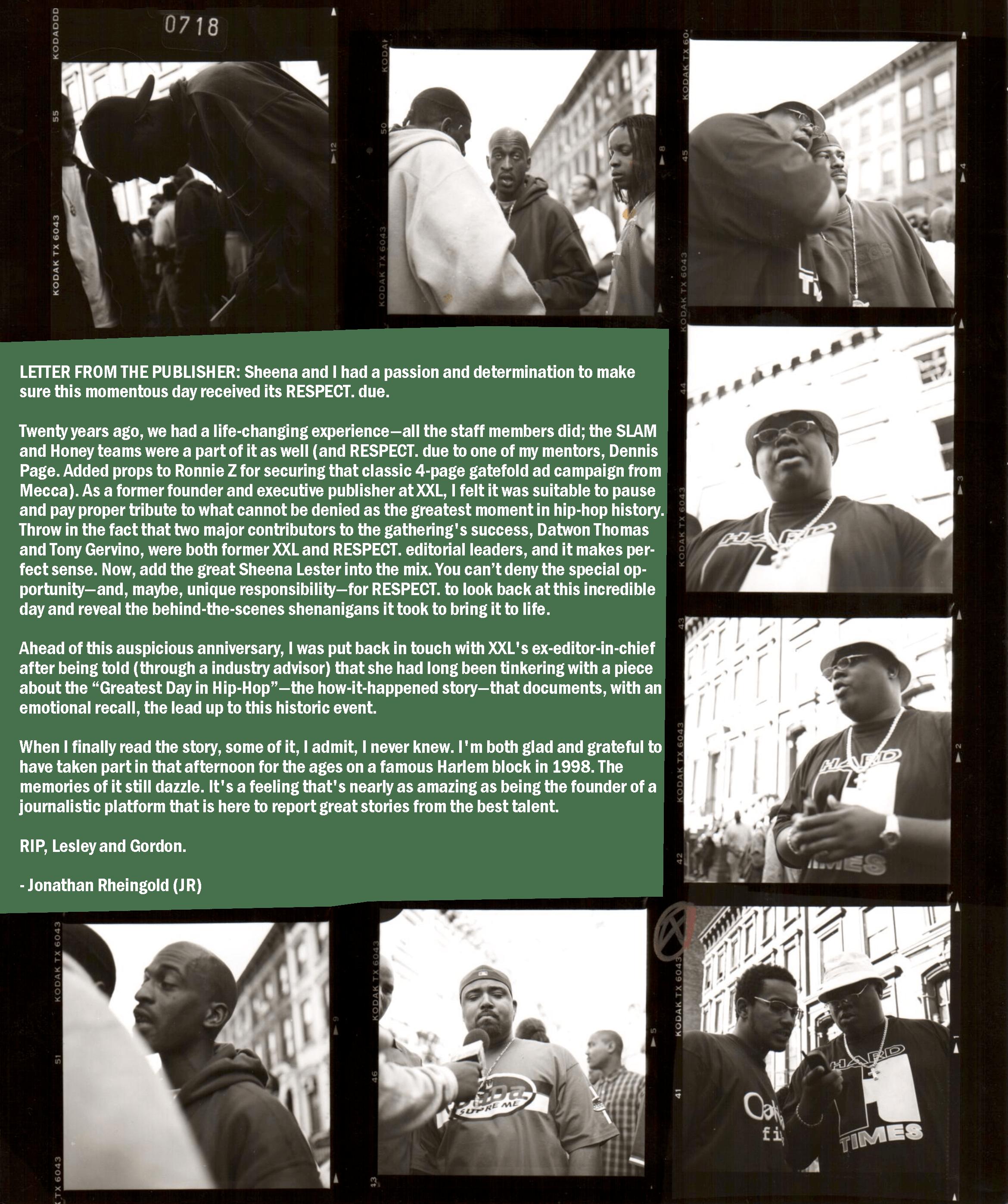 The Greatest Day In Harlem: The Game Changer - RESPECT.